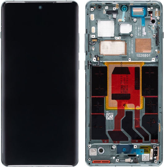 Οθόνη Display με Μηχανισμό Αφής και Πλαίσιο για OnePlus 12 (CPH2573, CPH2581) (Μαύρο)