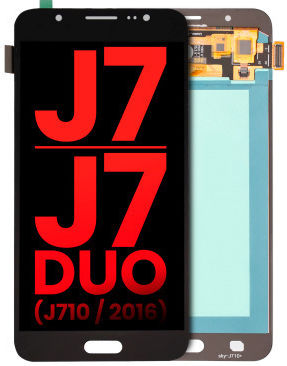 Screen with Touch Mechanism for Samsung Galaxy J7 2016 / J710F (Black)