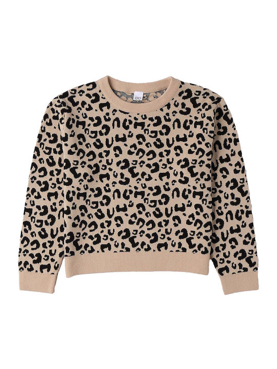 Kinderpullover Langarm Beige