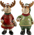 Zen Collection Christmas Plastic Figure Reindee...
