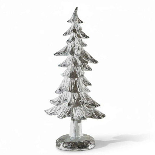 Decorațiune de Crăciun Plastic Braduleț 38cm. Argintiu