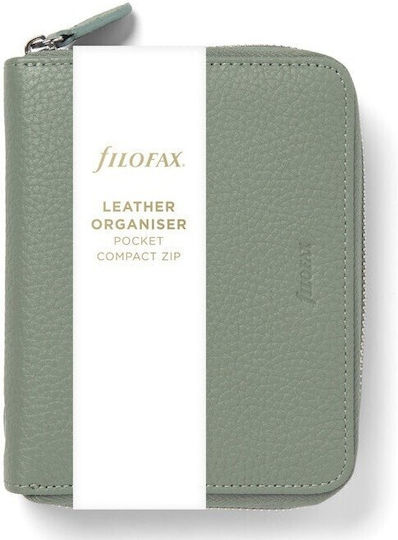 Filofax Ετήσιο Organizer Norfolk Φυστικί Δερμάτινο 12.5x15εκ.