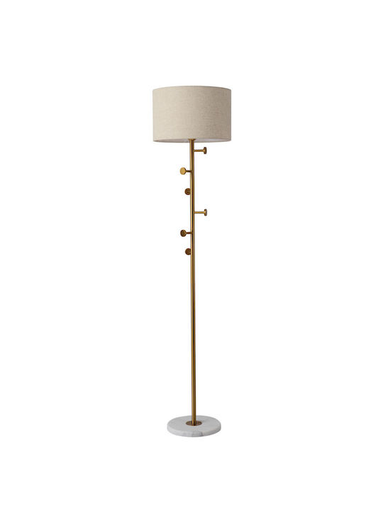 ARlight Floor Lamp with Socket for Bulb E27 Gold
