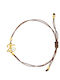 Philio Men's Bracelet Lucky Charm with design Eye Gold Plated