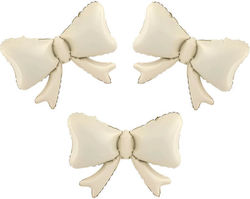 Balloons Beige Bows 3 Pieces Balloons Beige Bows 3 Pieces