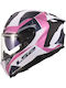 LS2 Challenger II FF817 Flaman Matt Lavender Motorradhelm Volles Gesicht ECE 22.06 mit Sonnenblende