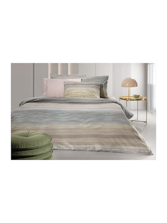 Guy Laroche Set Cearșafuri King Size Flanel 270x265cm. Palma Palma 4buc