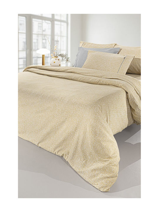 Guy Laroche Sheet Sets Queen Flannel with Elastic 165x200+35cm. Sommer Sommer Flannel 4pcs