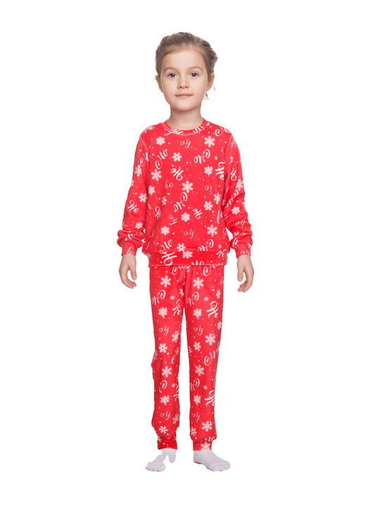 Dreams by Joyce Kids Nightwear Winter Velvet Red