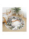 Коледен Килим “кардинал” Imitation Cashmere 100x100см Ry07-100