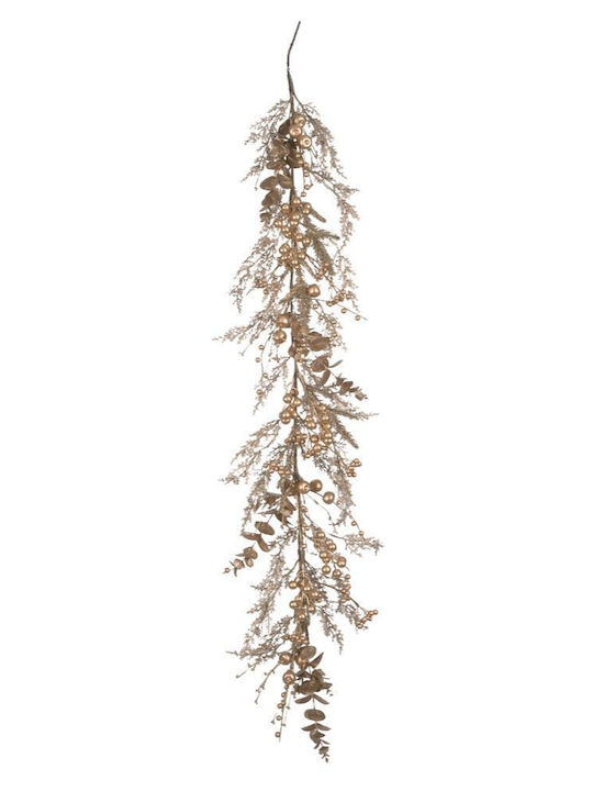Ln Christmas Gold Garland 153m L-26223