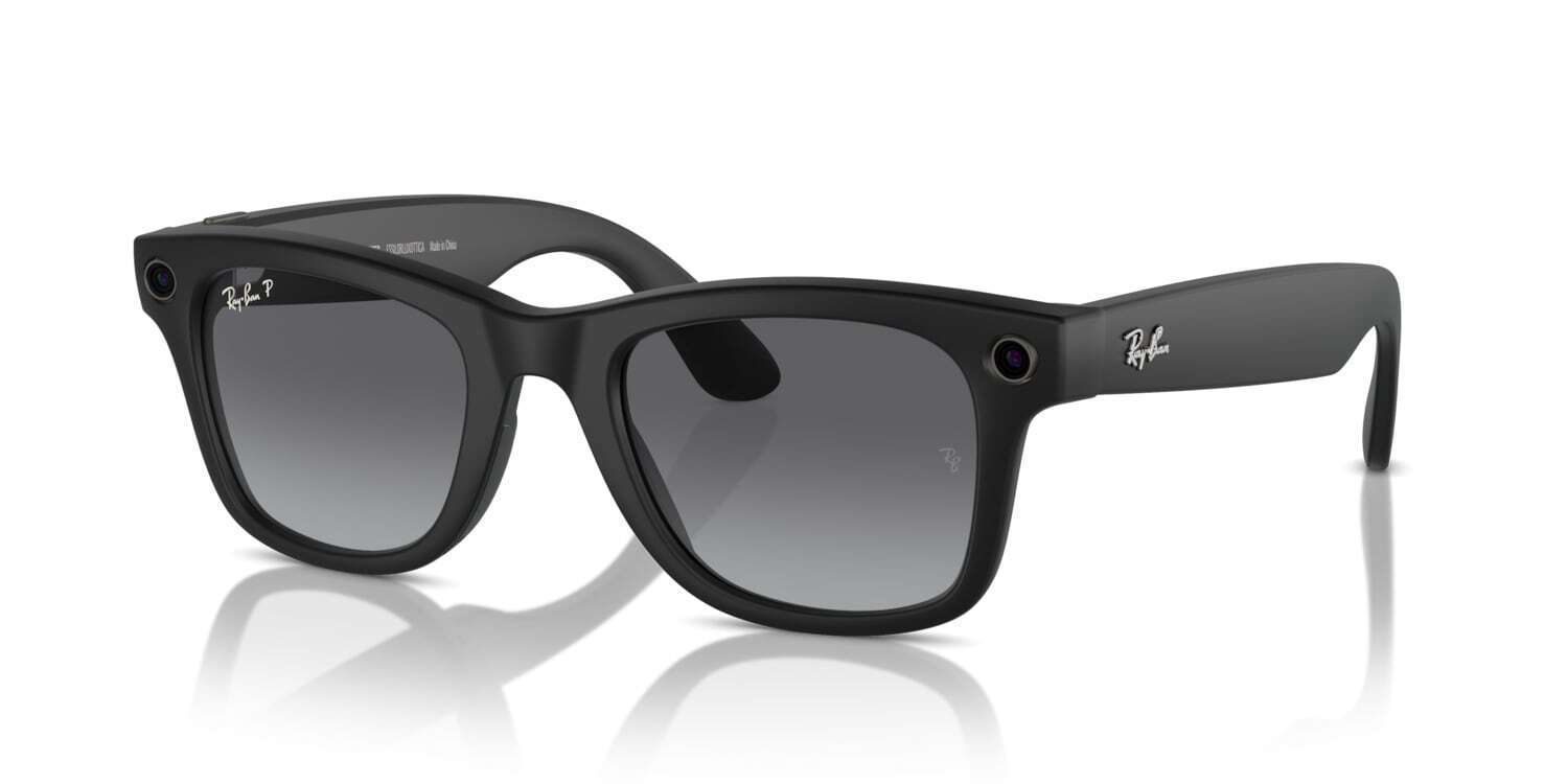 Ray Ban Meta Wayfarer Gen 1 Gradient Graphite Smart Glasses Μαύρα (899-00599-01)