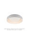 Aca Πλαφονιέρα Οροφής 100εκ. Λευκή με Ενσωματωμένο LED