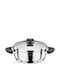 Shallow Stainless Steel Pot 28cm