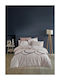 Homeline Duvet Set Queen 220x240cm 3222 Beige 3pcs