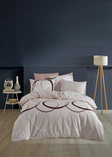 Homeline Duvet Set Queen 220x240cm 3222 Beige 3pcs