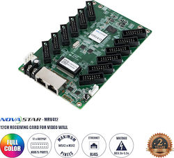 Globostar Mrv412-n 41056 Novastar Mrv412-n Receiving Card Οθόνες Led Video Wall 12 X Hub75e Loading Capacity Pixel 512 X 512px Gigabit Network Ethernet Input & Output Ports Dc 5v Ip20 Μ14.6 X Π9.2 X Υ1.8cm 2 Χρόνια Εγγύηση