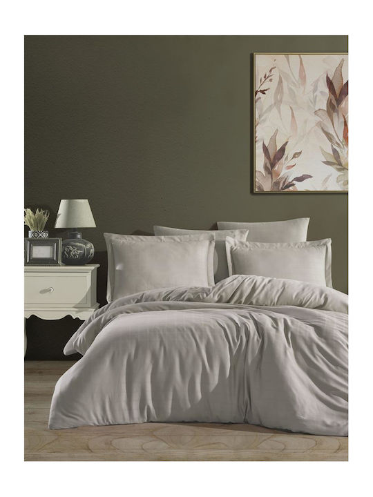 Homeline Σετ Παπλωματοθήκη Βαμβακερή 230x250cm ...