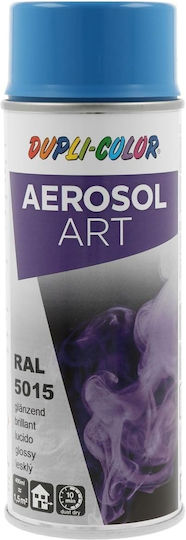 Vopsea Spray Acrilică Dupli-color RAL 5015 Albastru Satinat Semimat 400ml
