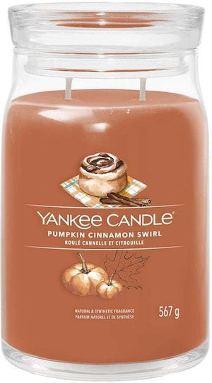 Yankee Candle Αρωματικό Κερί Σόγιας σε Βάζο με Άρωμα Κολοκύθα 567gr