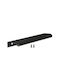 Marmouris Furniture Handle Made Of Black Metal 800mm (Hole Centers 800mm) 10300291