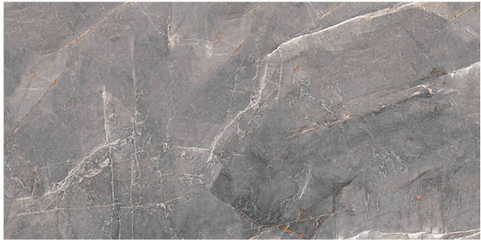 bien seramik Floor / Wall Interior Gloss Ceramic Tile 120x60cm Grey