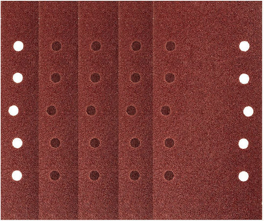 Neo Tools Sandpaper K60 with Holes 115x230mm Set 5pcs