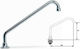 River 80001 Rotating Faucet Pipe Φ18 Counter Hole Φ27 Rosette Φ50 1 2x3 4 170mm X 250mm