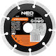 Neo Tools Δίσκος Κοπής Δομικών Υλικών 125mm