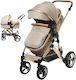 Fiko Cougar Adjustable 2 in 1 Baby Stroller Suitable for Newborn Beige 12.5kg