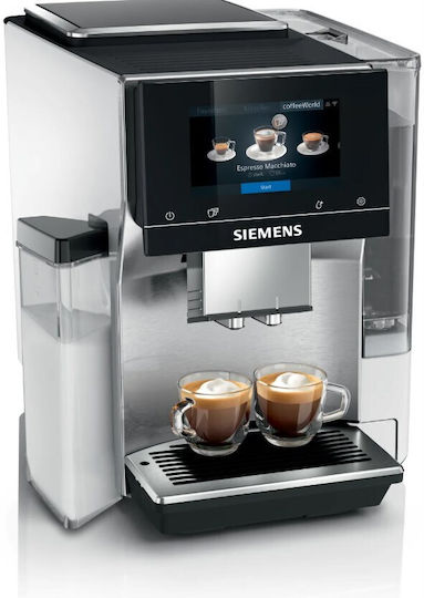 Siemens Eq700 Automatic Espresso Coffee Machine 1300W Pressure 19bar with Grinding Grinder Silver TQ715R03