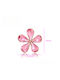 Chrysothemiss Women's Pin Margarita Flower Pink Crystals