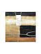 Gemälde Segeltuch Beige-Schwarz 60x60cm Sinialo 39-34-tl10297a