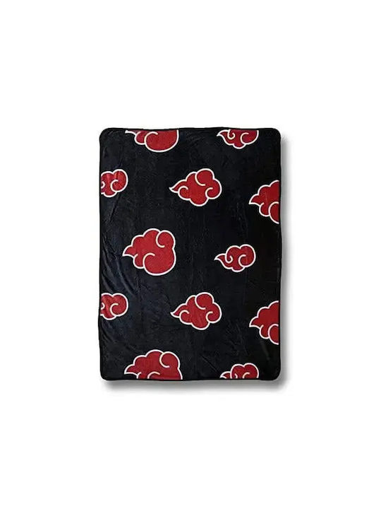 Just Funky Κουβέρτα Fleece Μαύρη 152x114εκ.