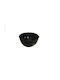 Cyclops Serving Bowl Round Plastic Black with Diameter 13cm
