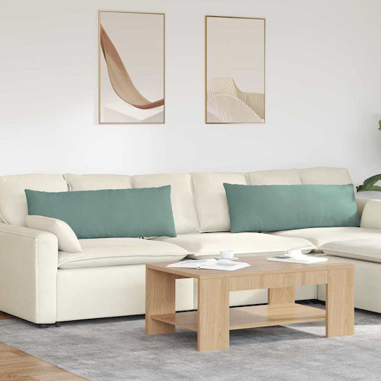 vidaXL Μαξιλάρι Καναπέ από Βελούδο Θαλασσί 40x120εκ.