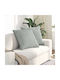 vidaXL Velvet Sofa Cushion Light Gray 60x60cm