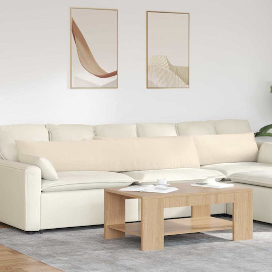 vidaXL Μαξιλάρι Καναπέ Μπεζ 40x200εκ.