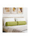 vidaXL Perna de canapea Light Green 2buc 70x25cm.