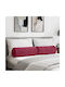 vidaXL Velvet Red Sofa Cushion 70x25cm