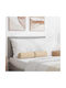 vidaXL Sofa-Kissen Cream 2Stück 40x15cm.