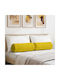 vidaXL Velvet Yellow Sofa Cushion 70x25cm