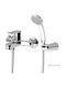 Eurorama Mixing Bathtub Shower Faucet Silver