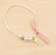 Makwedding Christening Charm Bracelet Pink 25 Pieces