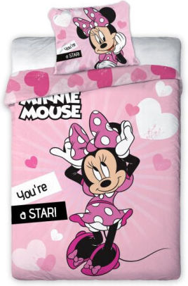 Disney Set Kids Duvet Cover Single with Pillowcase Multicolour 140x200cm