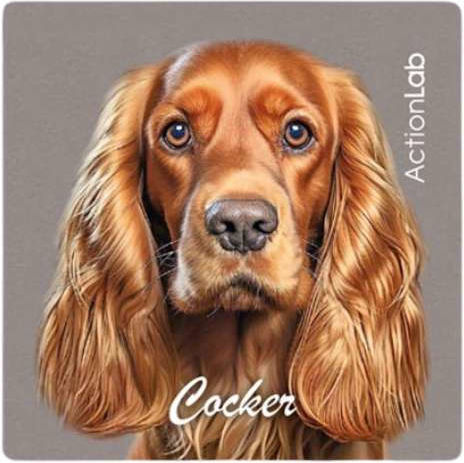 Μαγνητάκι Ψυγείου Action Lab Cocker