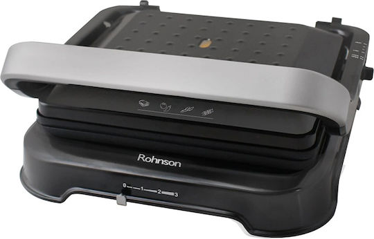 Rohnson Sandwich Maker Grill 2200W Black