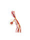 Philio Handmade Hanging Lucky Charm Pomegranate White made of Metal 2026 1pcs