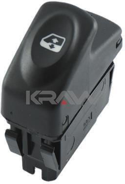 Превключвател На Ел. Стъкла Renault Clio Kangoo Megane I '99-'02 Еднополюсен Сив 6pin An708β