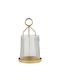Butlers Фенерче Стъкло Златист 21x21x21бр 1бр